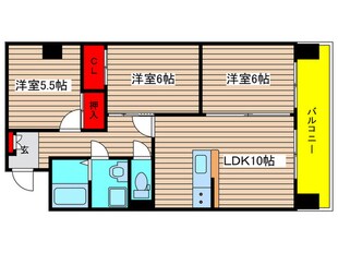 シャンブルナルカワの物件間取画像